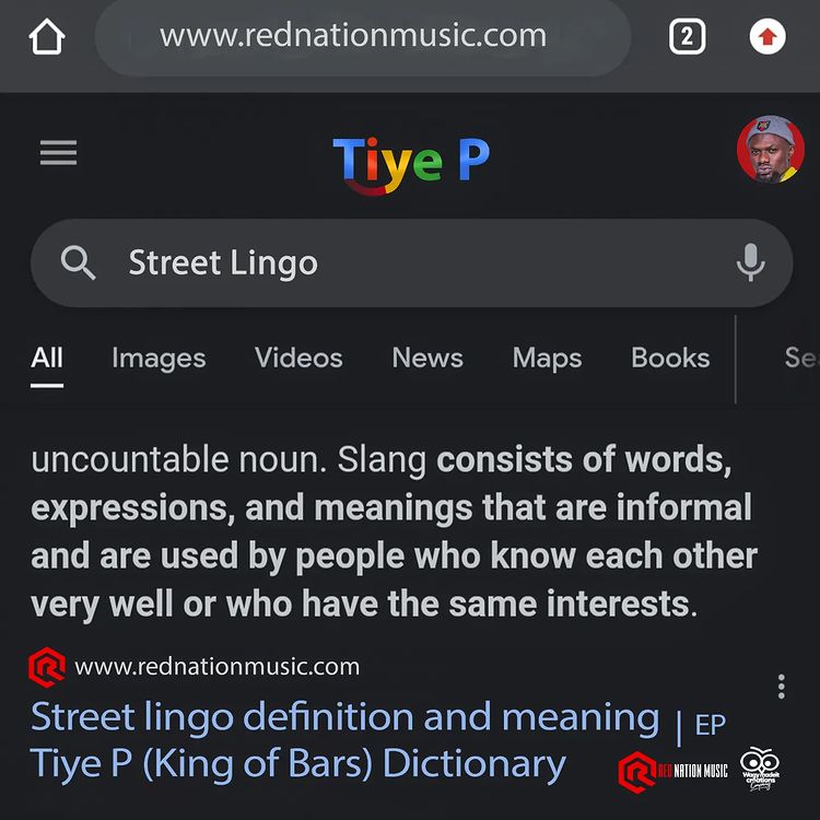 Tiye P Street Lingo